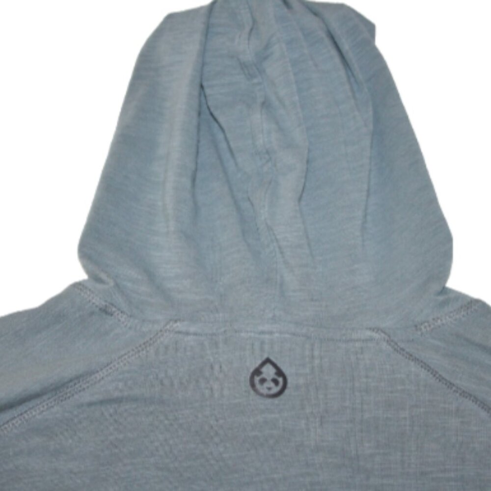 Beautiful TASC Carrollton Lightweight Organic Cotton/Bamboo Hoodie Light Teal XL - Picture 9 of 11